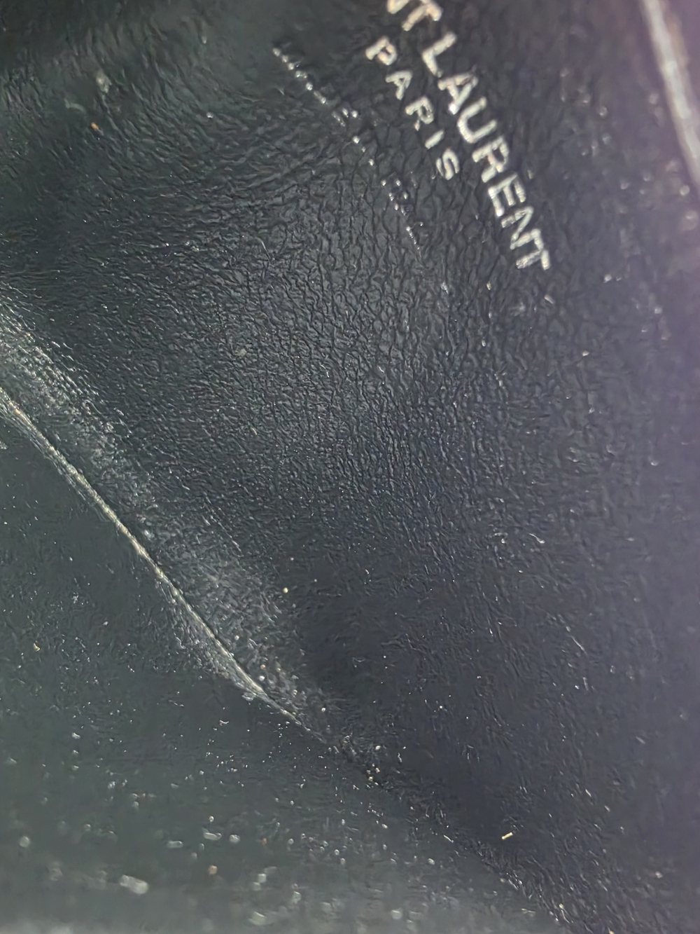 Yves Saint Laurent Black Leather Card Holder Pouch. Authentic.!!! - Picture 12 of 16